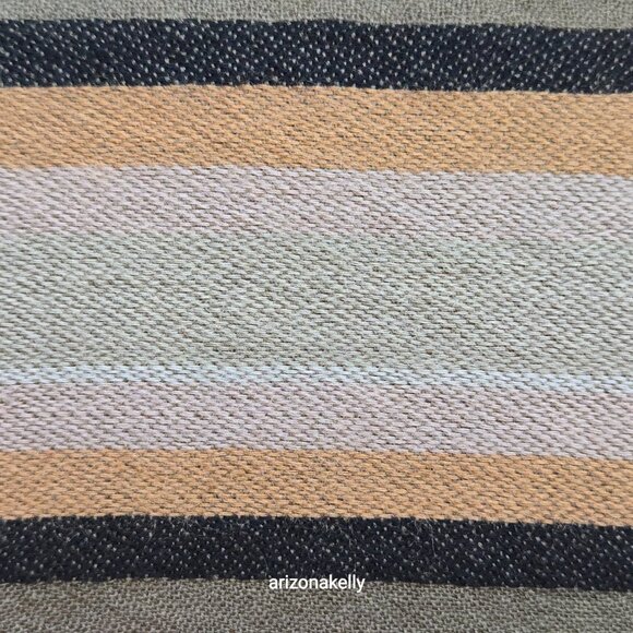 HUGE Wilfred Wool Stripe Blanket Scarf *FLAW* Aritzia - Picture 9 of 13